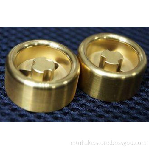 Electroplating Copper , Brass CNC Turning Services With Cyl